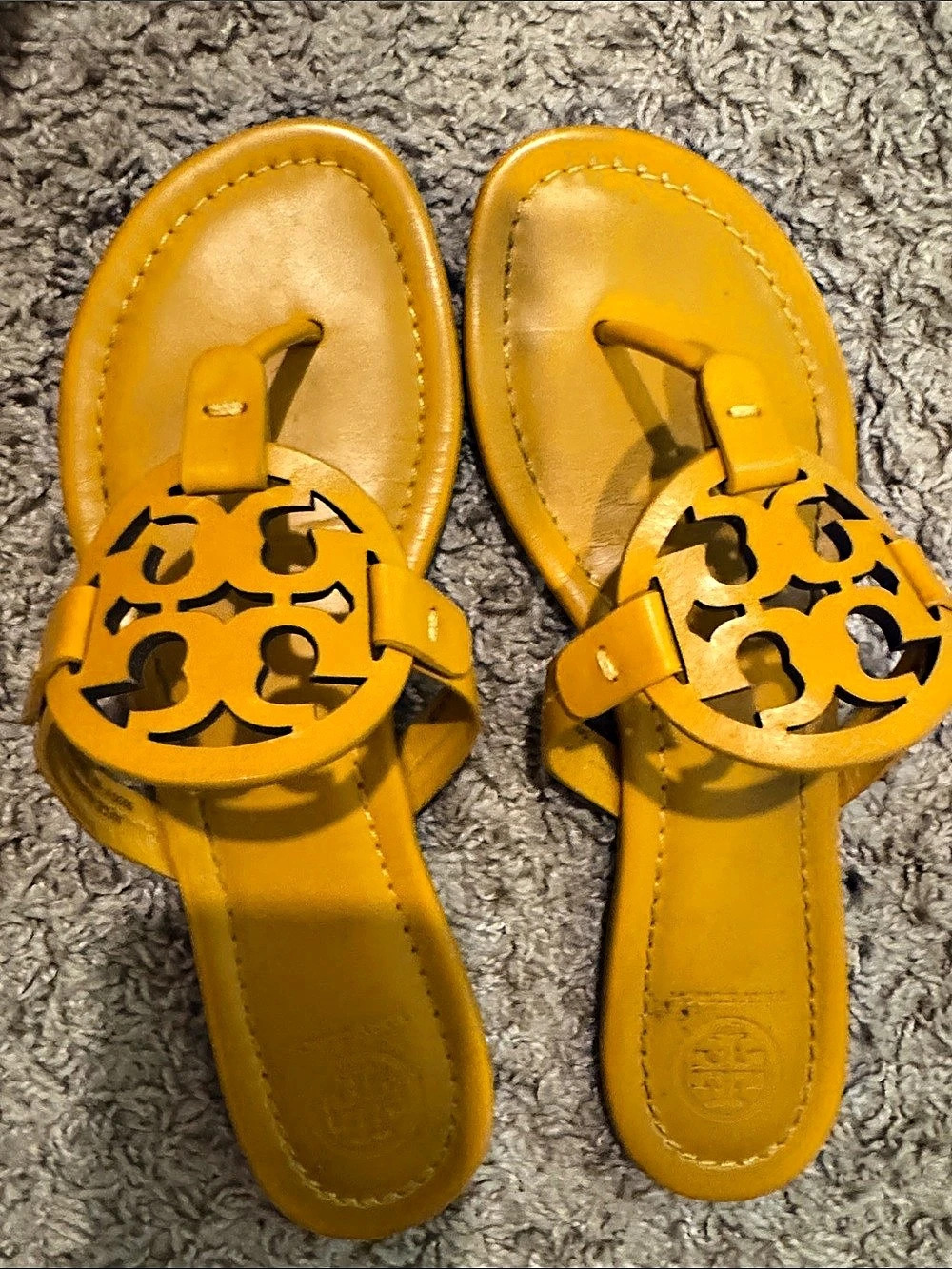 Tory Burch Miller Thong Sandal Yellow